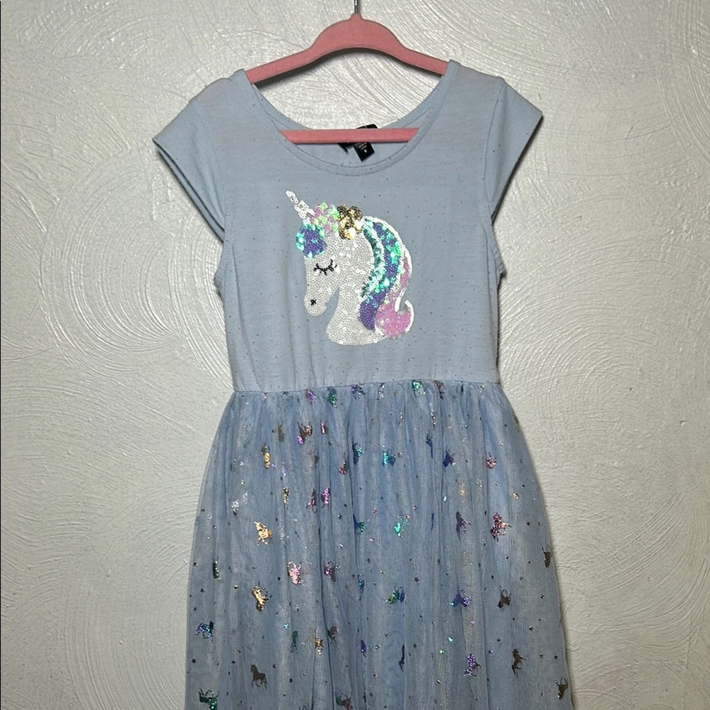Blue Cap Sleeve Bateau Neck Casual Sundress